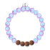 lueur tantrique | Verre de sirène x Rudraksha | Bracelet Mala